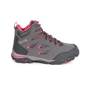Regatta Kinderen/Kinderen Holcombe IEP Junior Wandelschoenen (Staal/Tulp)