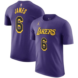 Jordan NBA Los Angeles Lakers 06 James Lebron Kids Statement T-Shirt