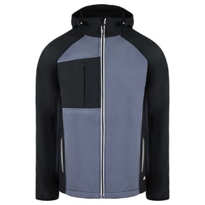 Dickies Softshell Mens Grey/Black Resistant Jacket