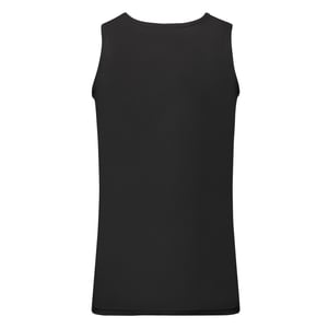 Fruit of the Loom Unisex Adult Valueweight Athletic Tank Top (Zwart)
