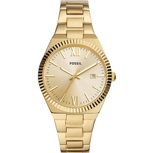 Fossil Scarlette Dames Horloge Goudkleurig ES5299