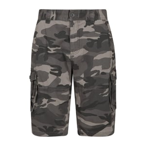 Mountain Warehouse Camo Cargo Shorts för herrar (Svart)