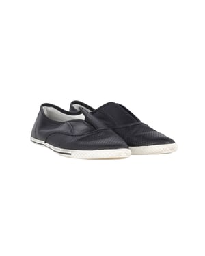 Marc by Marc Jacobs Slip On Sneakers i Svart Läder