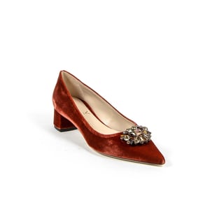 V 1969 Italia Womens Pump 3110276 VELLUTO ROSSO