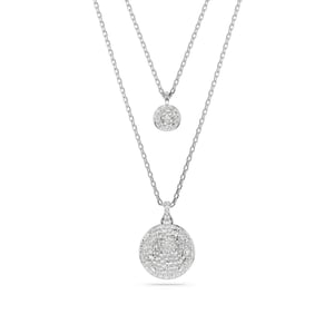 Swarovski 'Meteora' Dames Halsketting van Metaallegering - Zilver 5684244