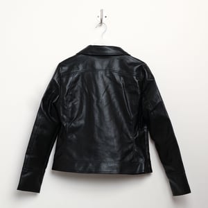 Women's Harvey and Jones Roxanne Faux Leather Jacket in Black