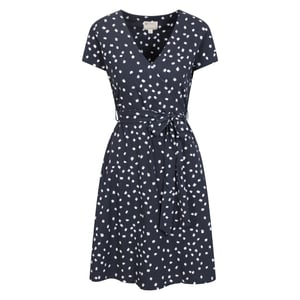 Mountain Warehouse Dam/Dotter Santorini Daisy Jersey UV-skyddande klänning (Marin)