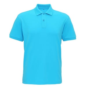 Asquith & Fox Mens Super Smooth Knit Polo Shirt (Turquoise)