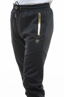 D-Rock Men's Cuffed Jogger with Gold Zipper Details Jogging Bottoms