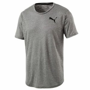 Puma Dri-Release Novelty Grey Polyester Cotton Mens T-Shirt 515276 01 UA100
