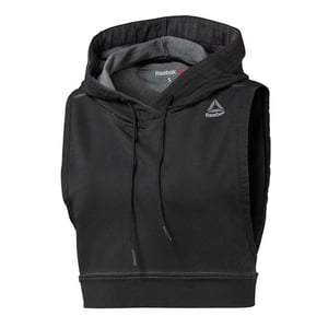 Reebok Dam Combat Glory Hoodie Träningsväst Svart BR0325
