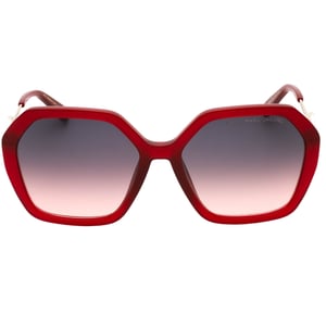 Marc Jacobs grijze lens rode zonnebril