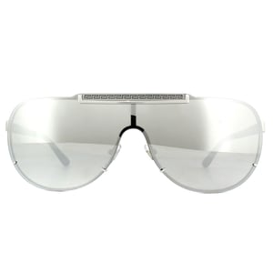 Versace Solglasögon VE2140 10006G Silver Ljusgrå Silver Mirror