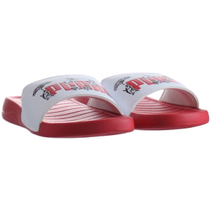 Puma Popcat Tokyo Herr Vit/Röd Sliders