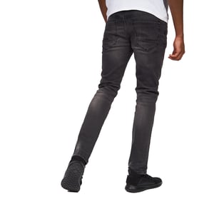 Crosshatch Heren Svelte Stretch Jeans (Donkergrijs)