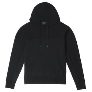 Criminal Damage Reverse Loopback Mens Black Hoodie
