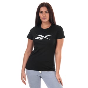 Reebok Vector grafisch dames-T-shirt in zwart