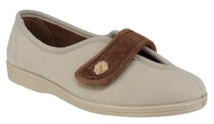Andrea Touch Fastening Slipper