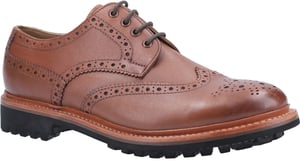 Cotswold Quenington Commando Bruine Leren Veterschoenen Voor Heren