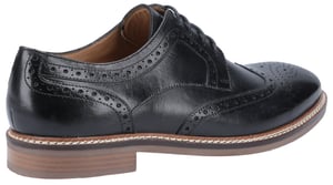 Hush Puppies Bryson Läder Herrsvarta Brogueskor