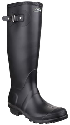 Cotswold Sandringham Pvc Svarta Gummistövlar