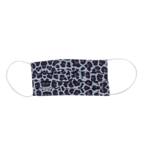 Accessoires Brave Soul Fashion grijs mondmasker met luipaardprint