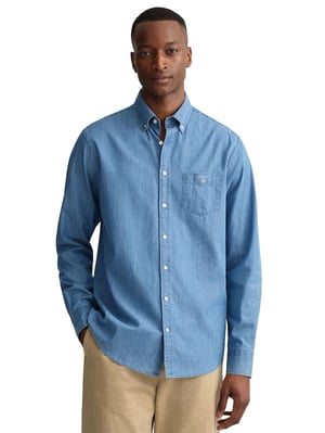 Gant Mens Regular Fit Shirt | The Indigo Shirt
