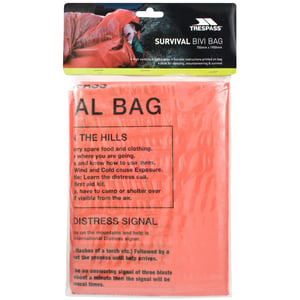 Trespass Radiator Bivi Survival Bag met hoge zichtbaarheid (Oranje)