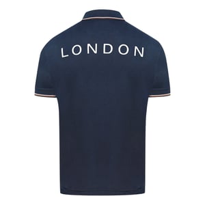 Aquascutum Aldis Crest blauw poloshirt