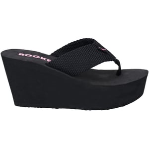 Rocket Dog Diver instapsandalen met webbing en sleehak voor dames