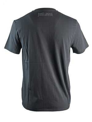 Just Cavalli zwart T-shirt met vervaagd logo