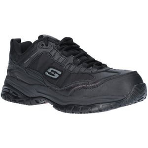 Skechers Herr Soft Stride Avslappnad Passform Snörda Säkerhetsskor