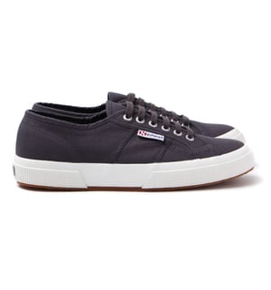 Superga 2750 Cotu Classic Grey Iron Canvas Trainers