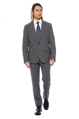 Billionaire Italian Couture Herenpak van grijze wol