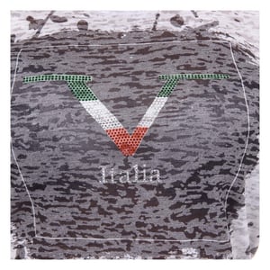 V 1969 Italia Womens T-shirt Short Sleeves Round Neck Grey AVA