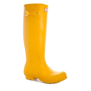 Dames Hunter Original Tall Wellington Laarzen in Geel