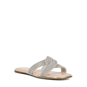 Dune Ladies Lavenham - Diamante Flat Heel Sandals