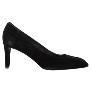 Stuart Weitzman x Russell & Bromley Pumps in Black Suede