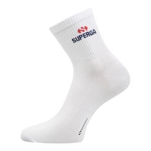 Superga Unisex Adult Logo Ankle Socks (Pack Of 3) (White)