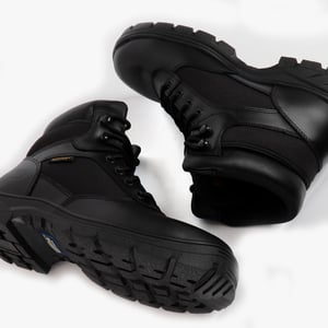 Skechers Work 77526EC/BLK WASCANA - BENEN Heren Leren Tactische Laarzen Zwart
