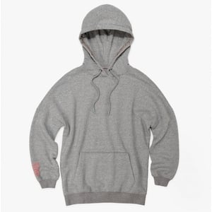 UGG SIMONE Womens Cotton Blend Boyfriend Hoodie Grey Heather