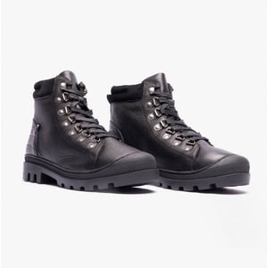 Joules NOA Womens Leather Boots True Black