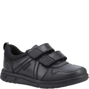 SPENCER Boys Leather School Shoes Black