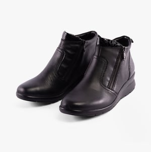 Rieker L4861-00 Dameslaarzen Zwart