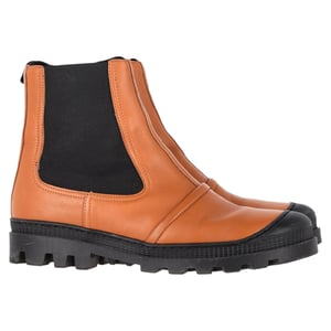 Loewe Chelsea Boots in Tan Leather