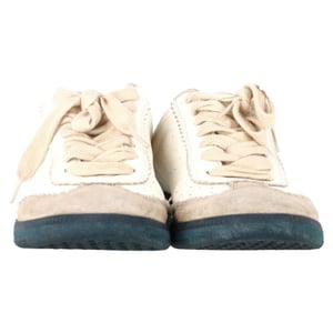 Isabel Marant Bryce Veterschoenen in Witte Leer en Suède