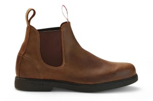 Rossi 607 Booma Rustic Brown Leather Chelsea Boots