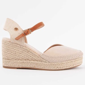 Montevita Espadrilles Met Sleehak Esparteo2 Beige