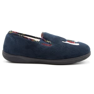 Padders DANDIE Womens (EE/EEE Fit) Full Slippers Navy
