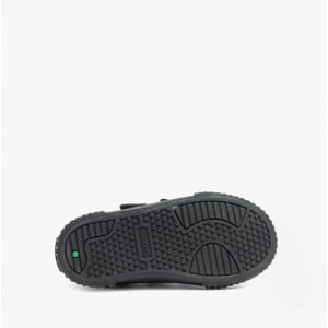 TOVNI TWIN FLEX Boys Leather School Shoes Black